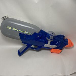 Larami Super Soaker Splash Fire Hasbro Navy Water Gun 2009 Blue  Gray